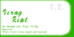 virag ripl business card